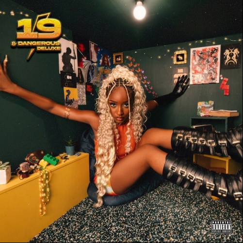 Ayra Starr 19 and Dangerous Deluxe Album Artwork Frontcover