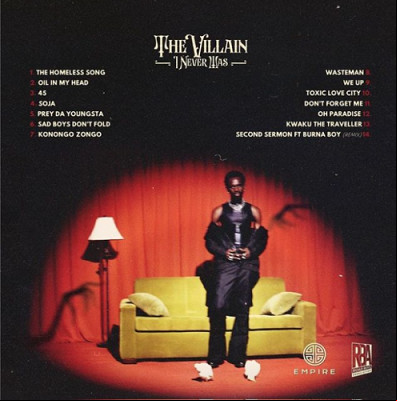 Black Sherif the Villain I Never Was Album Artwork