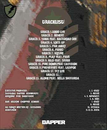 T I Blaze EL Major EP Album Backcover