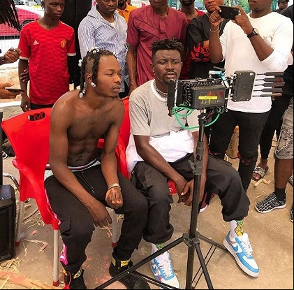 TG Omori shooting with Naira Marley
