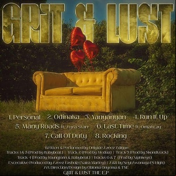 Zinoleesky Grit and Lust EP Album Artwork Backcover